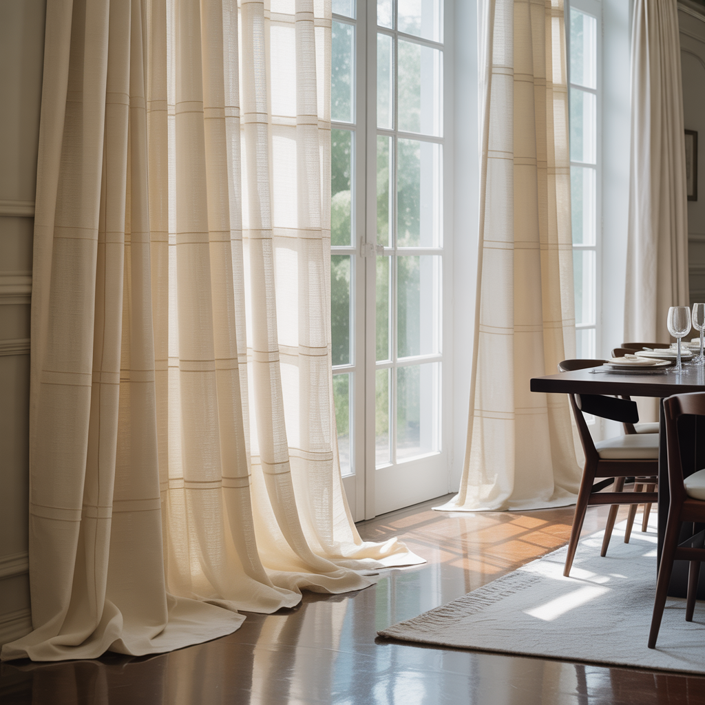 ideas for dining room curtains