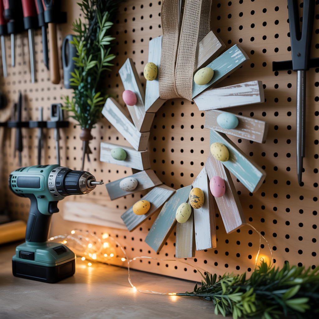 ideas for easter wreath