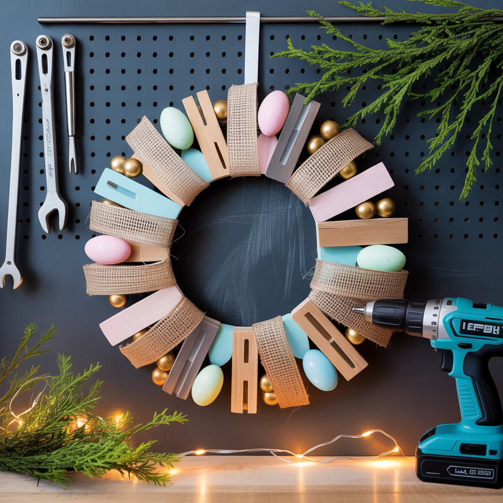 ideas for easter wreath