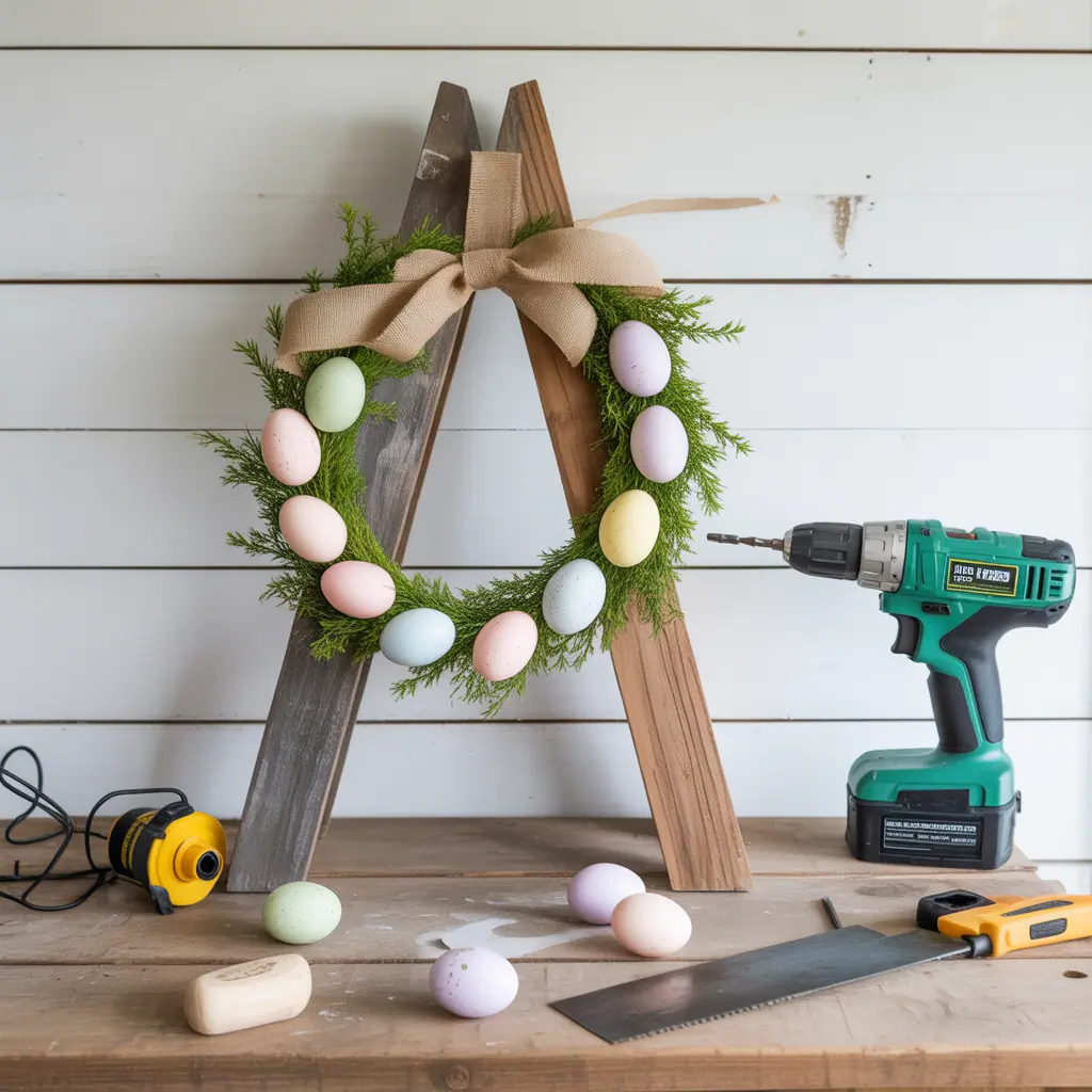 ideas for easter wreath