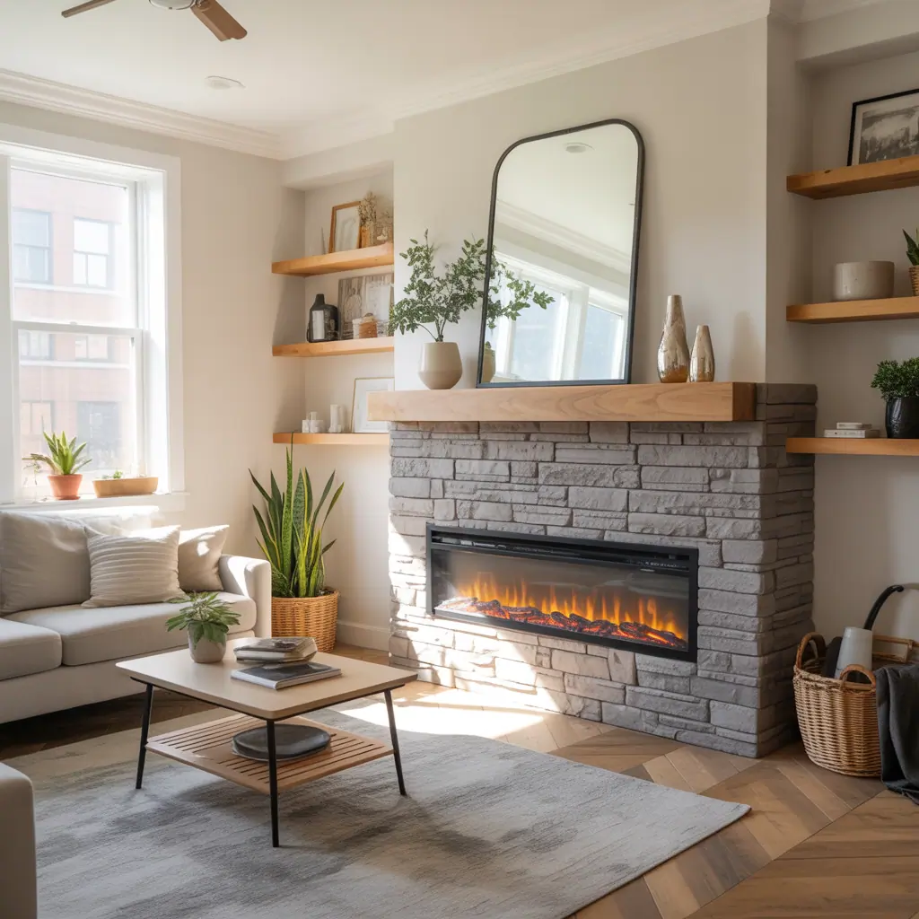 ideas for electric fireplace