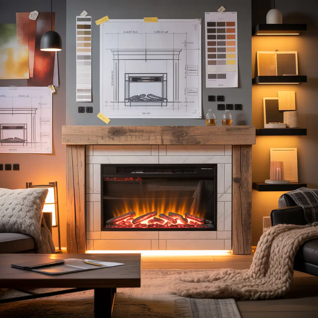 ideas for electric fireplace