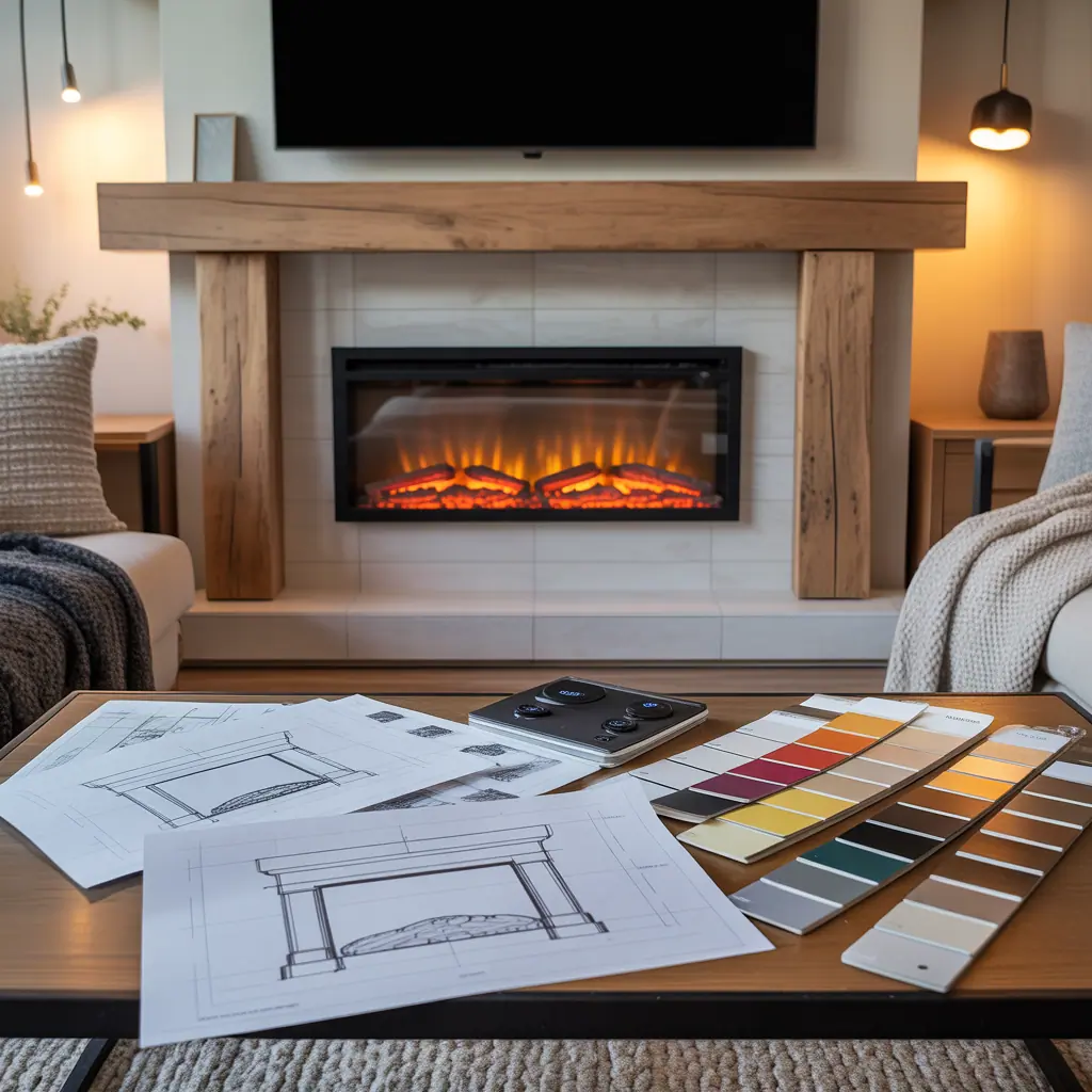 ideas for electric fireplace