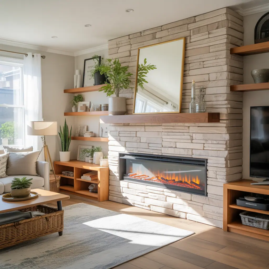 ideas for electric fireplace