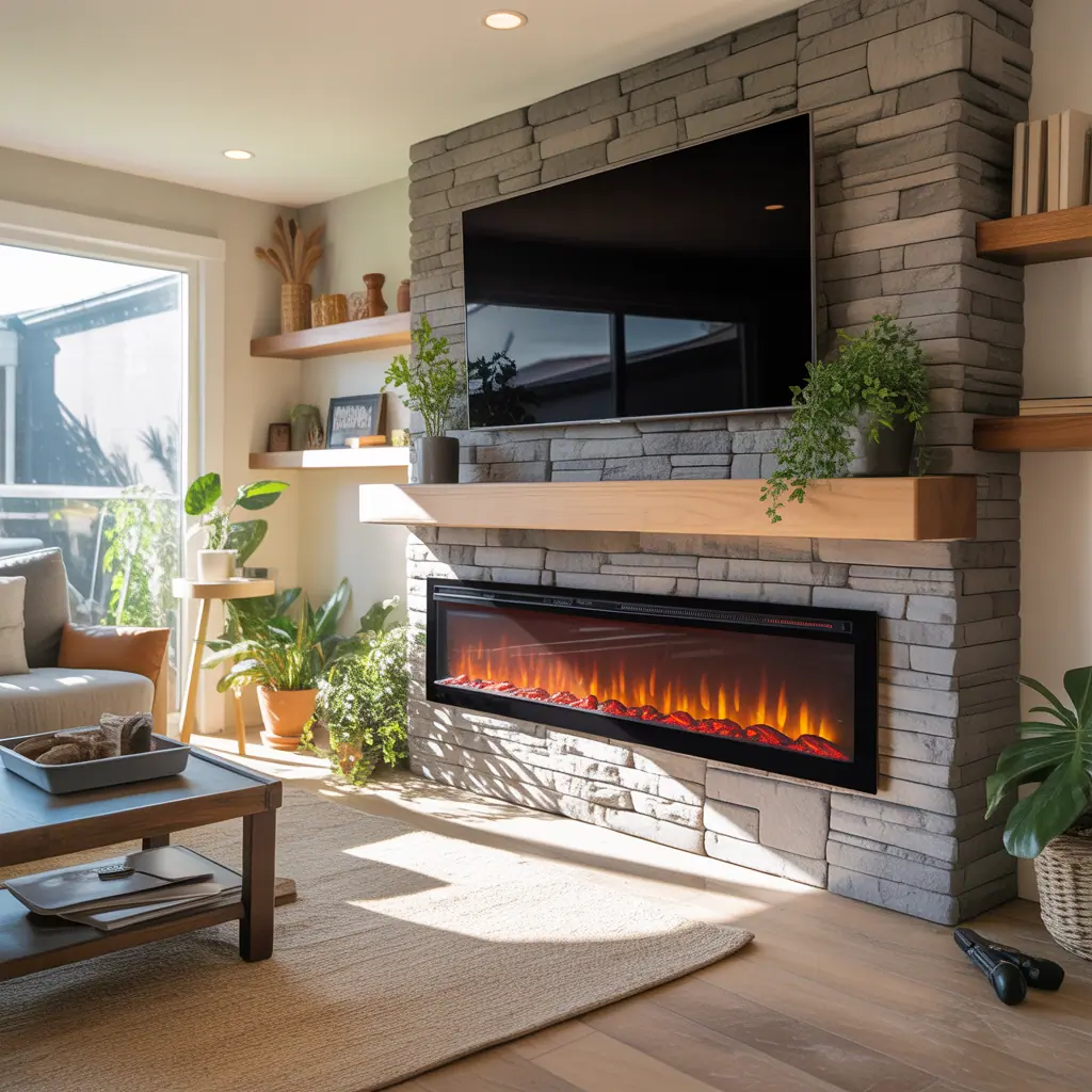 ideas for electric fireplace