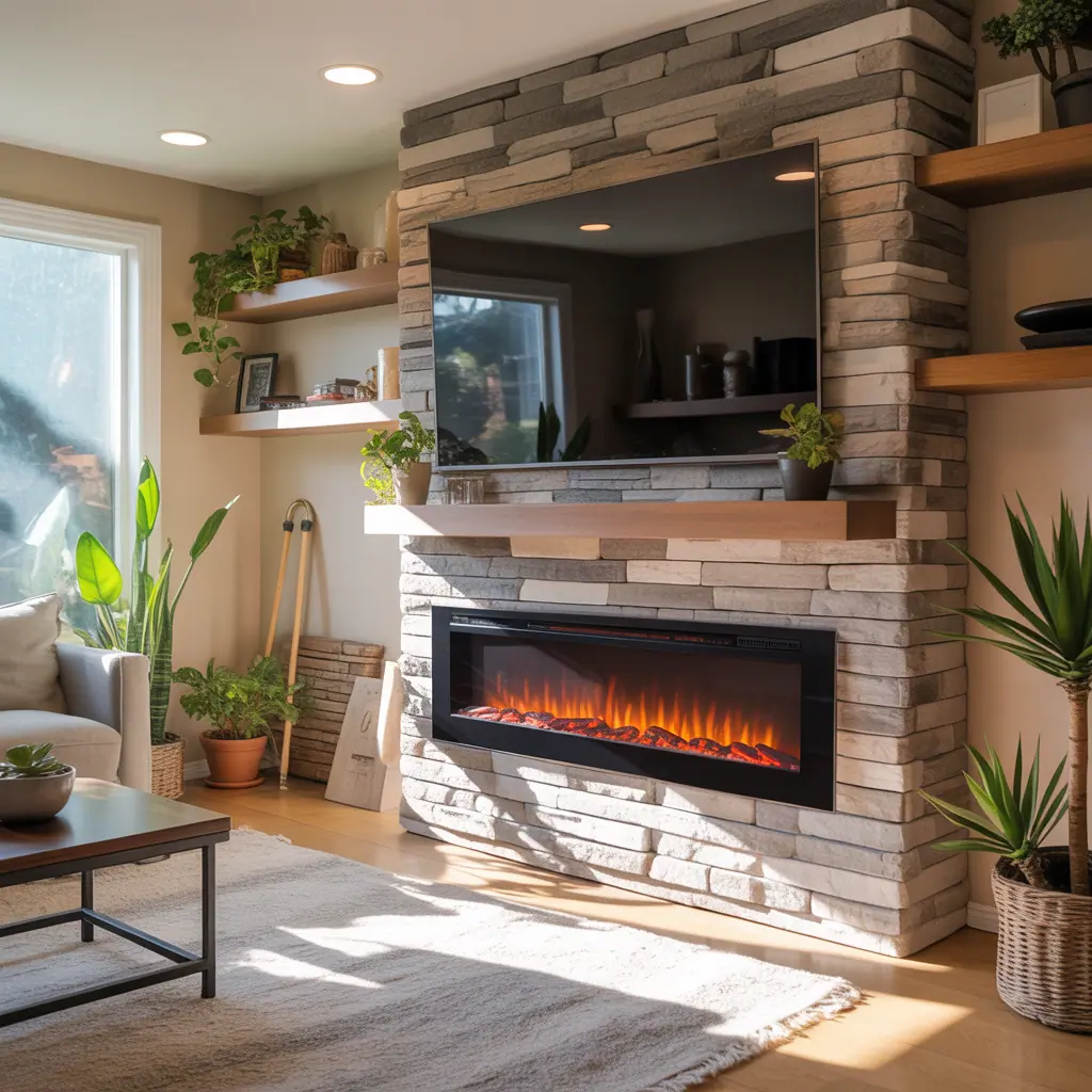 ideas for electric fireplace