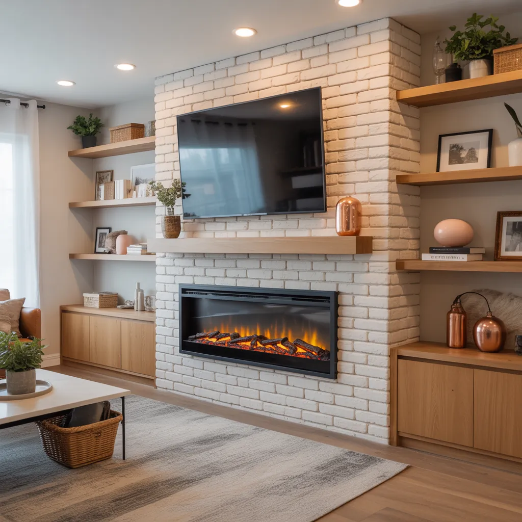 ideas for electric fireplace