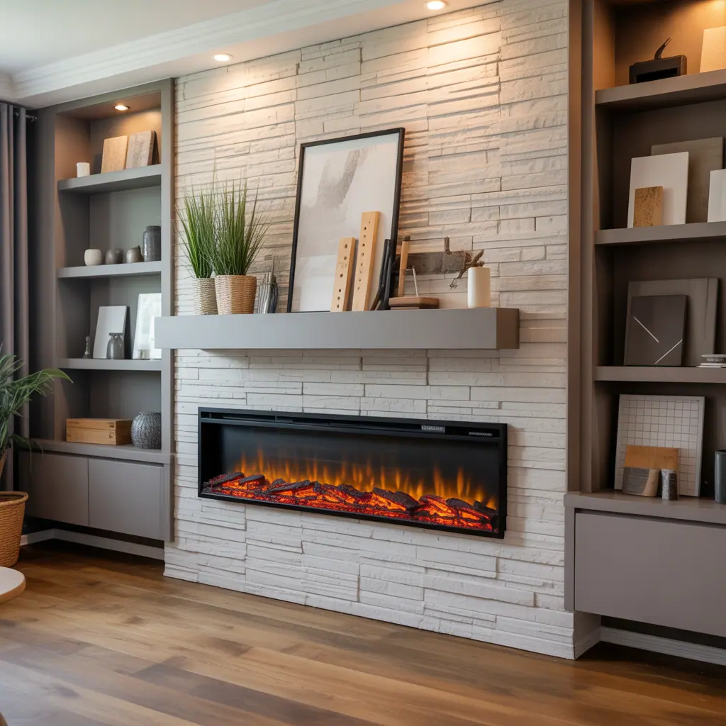 ideas for electric fireplace