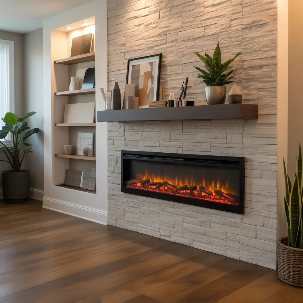 ideas for electric fireplace