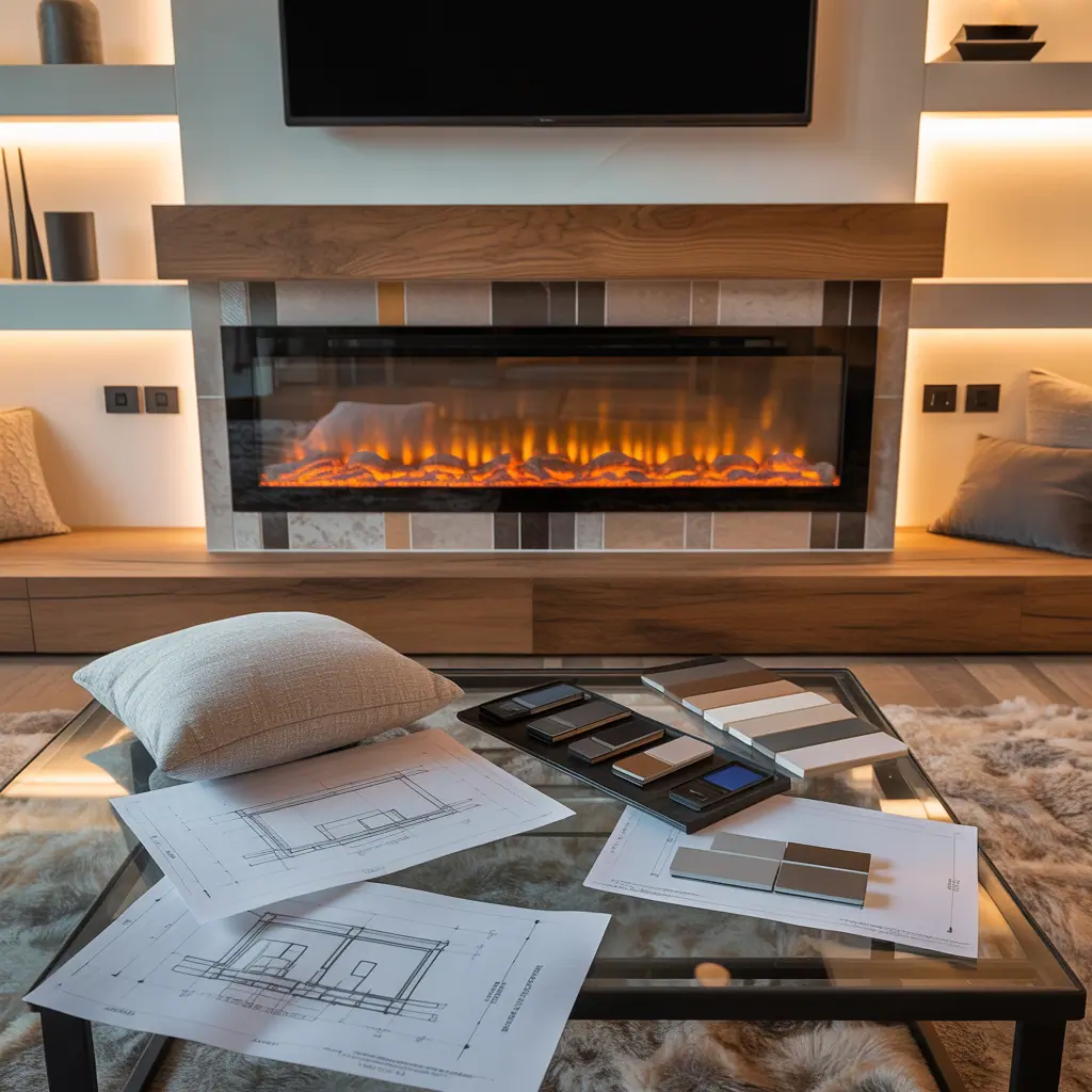 ideas for electric fireplace