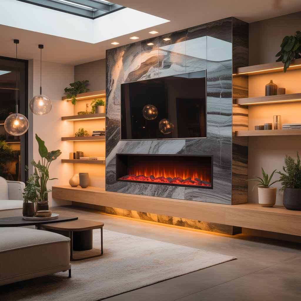 ideas for electric fireplaces