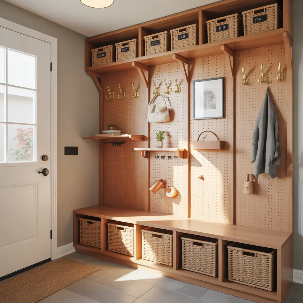 ideas for entryway organization
