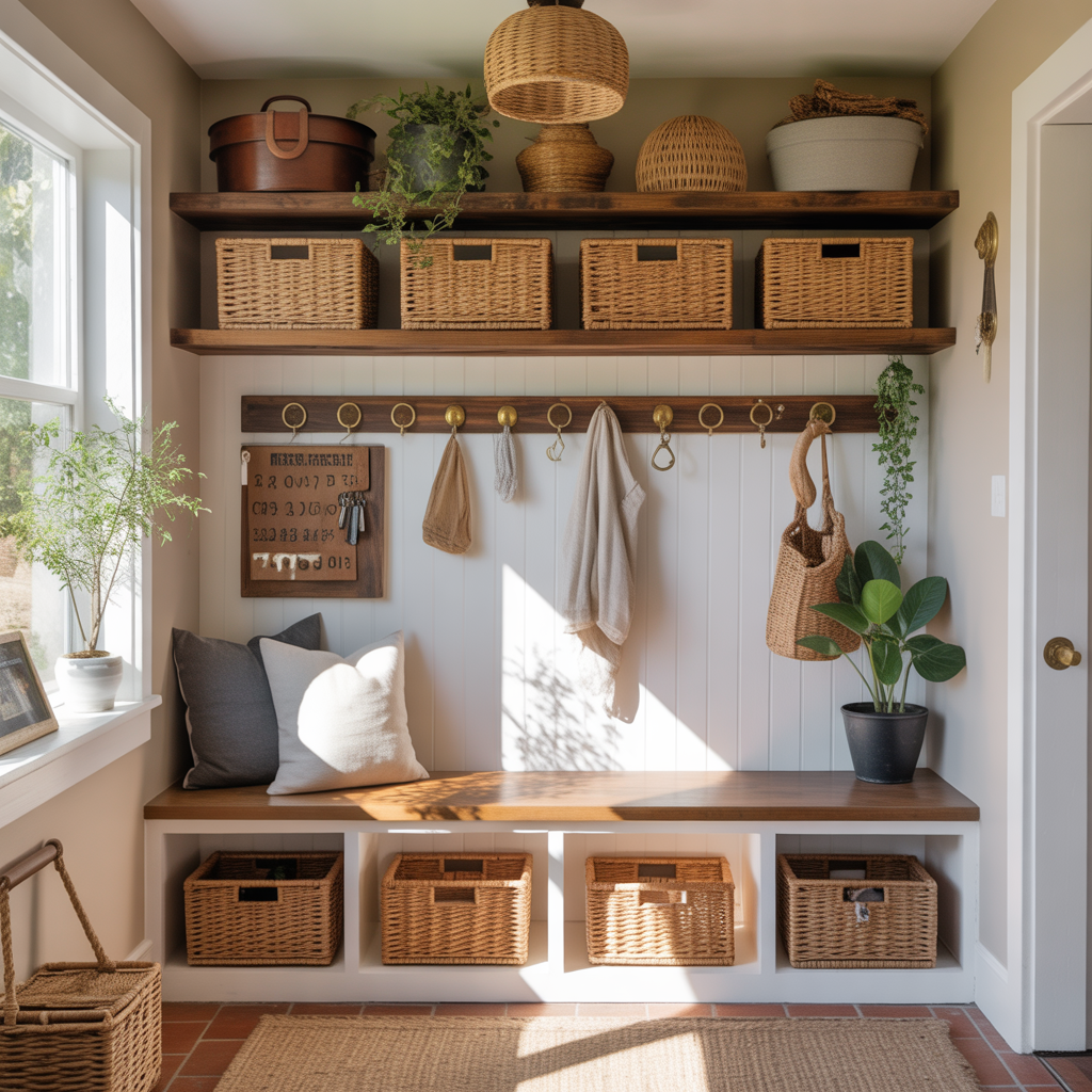 ideas for entryway organization