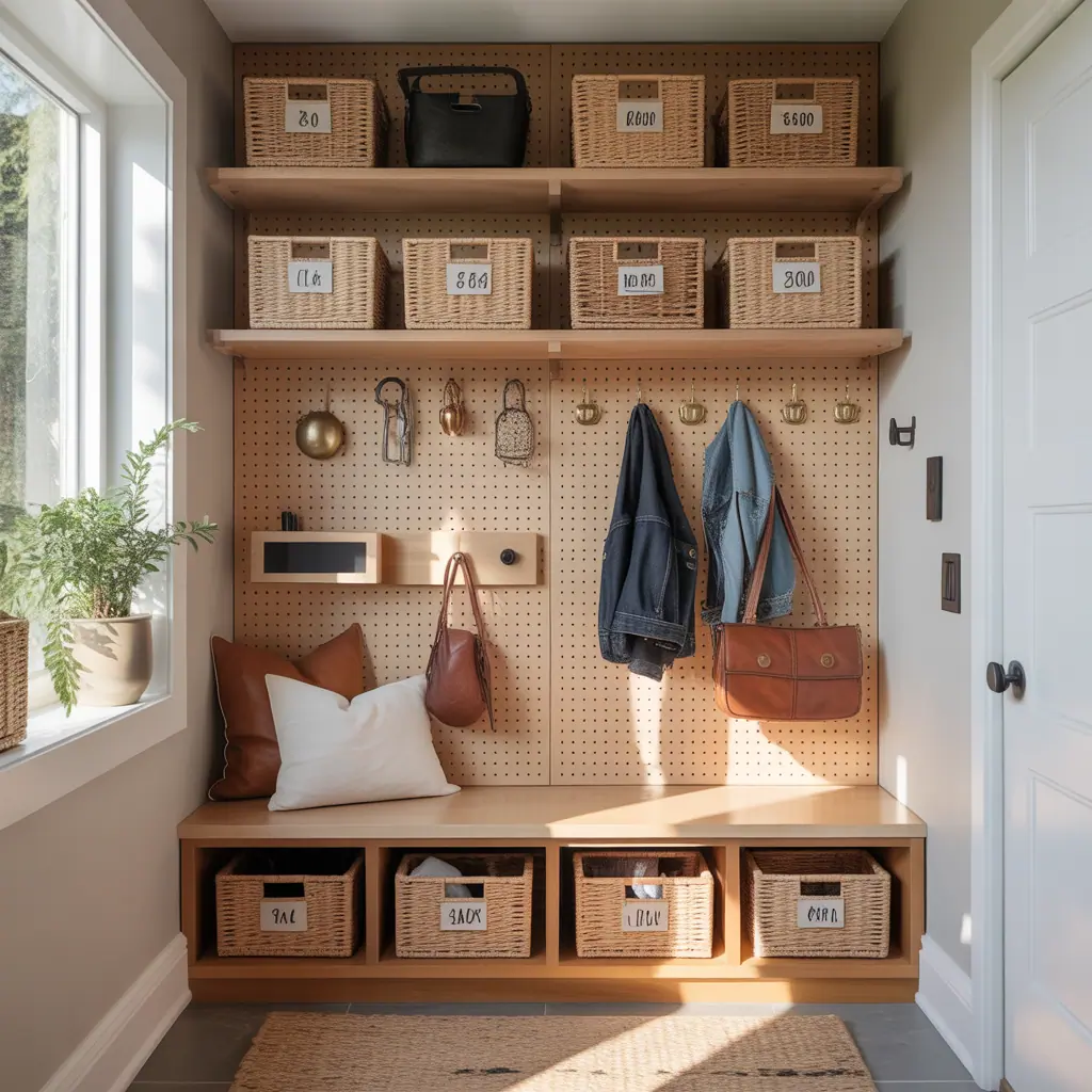 ideas for entryway organization
