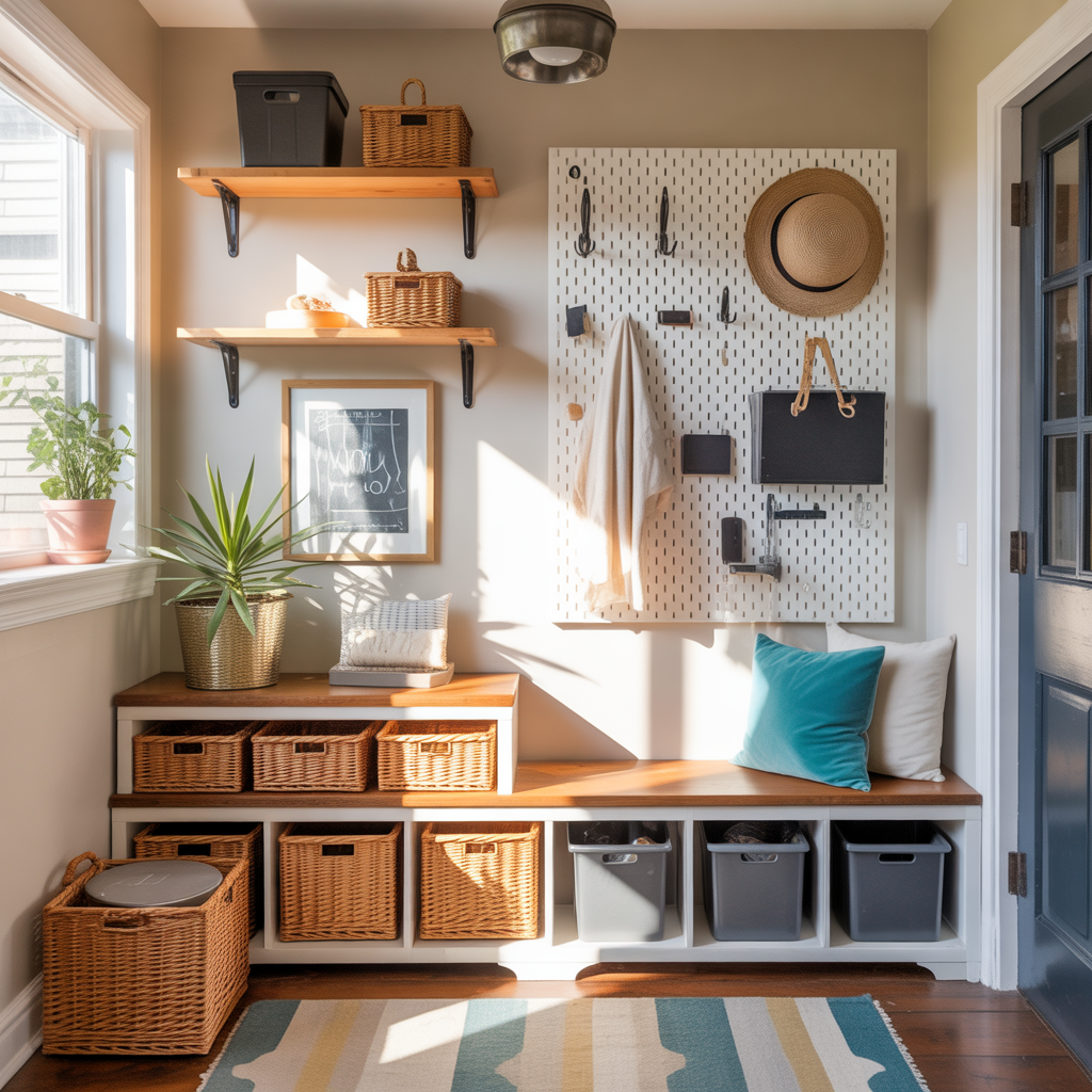ideas for entryway organization