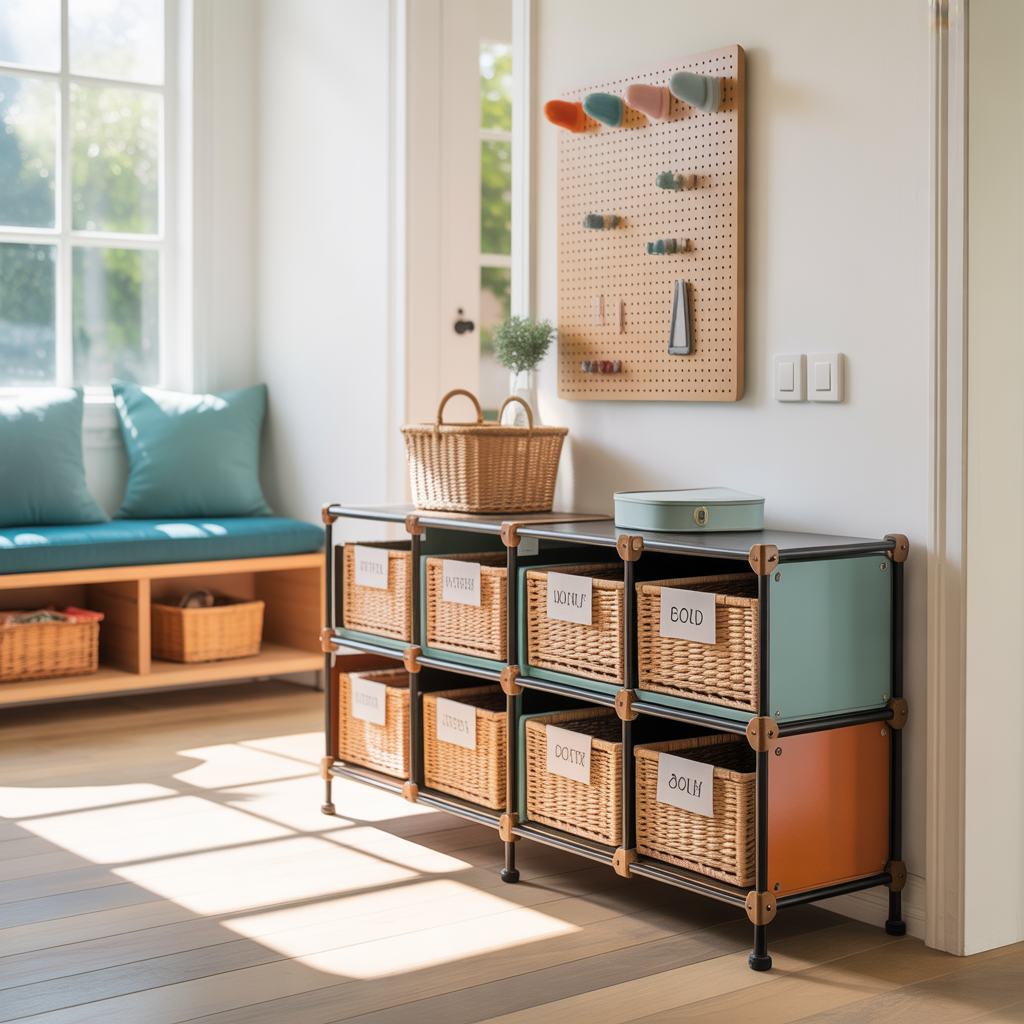 ideas for entryway organization