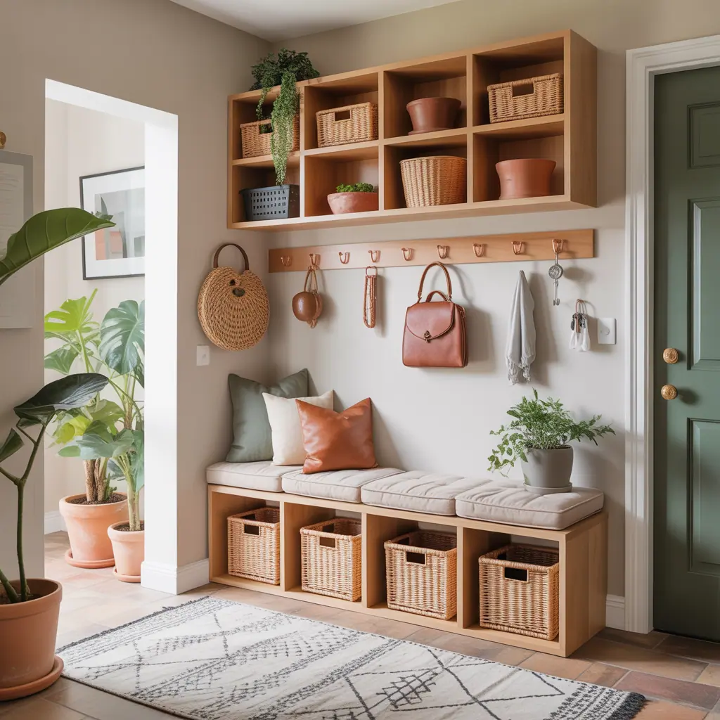 ideas for entryway organization