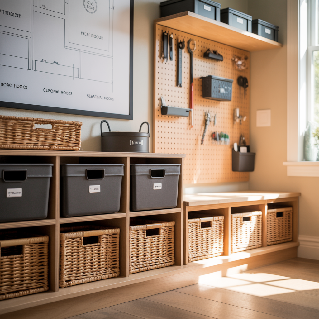 ideas for entryway organization