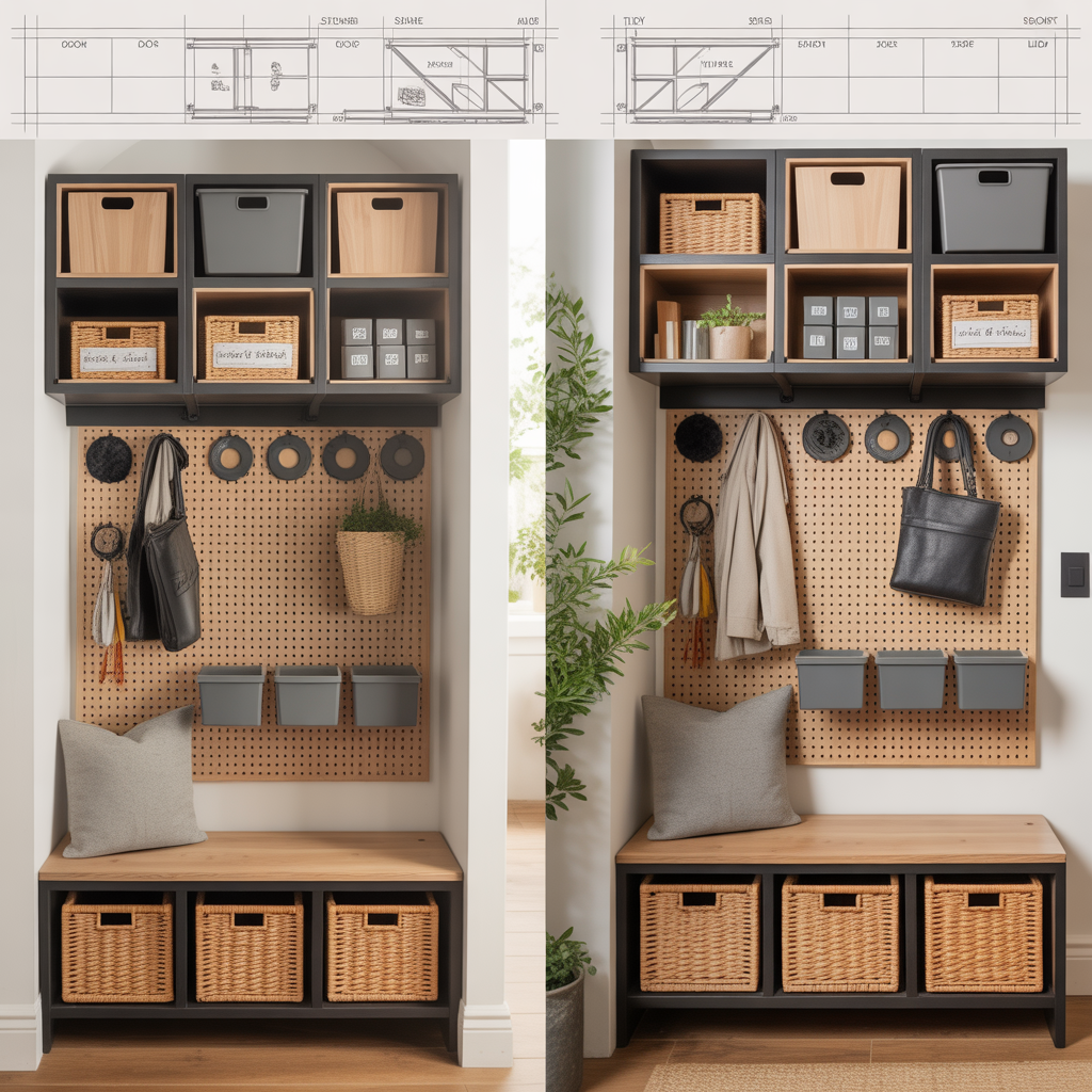ideas for entryway organization