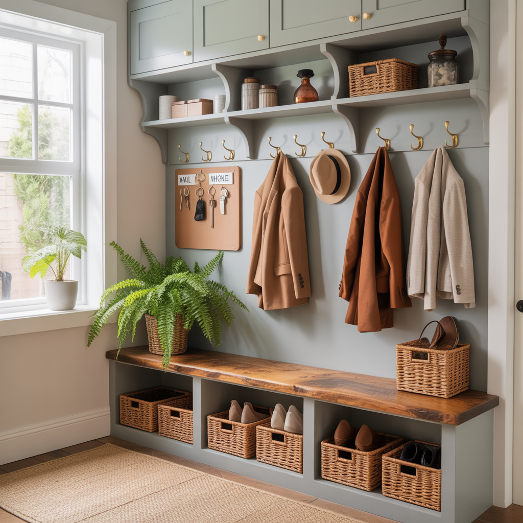ideas for entryway organization