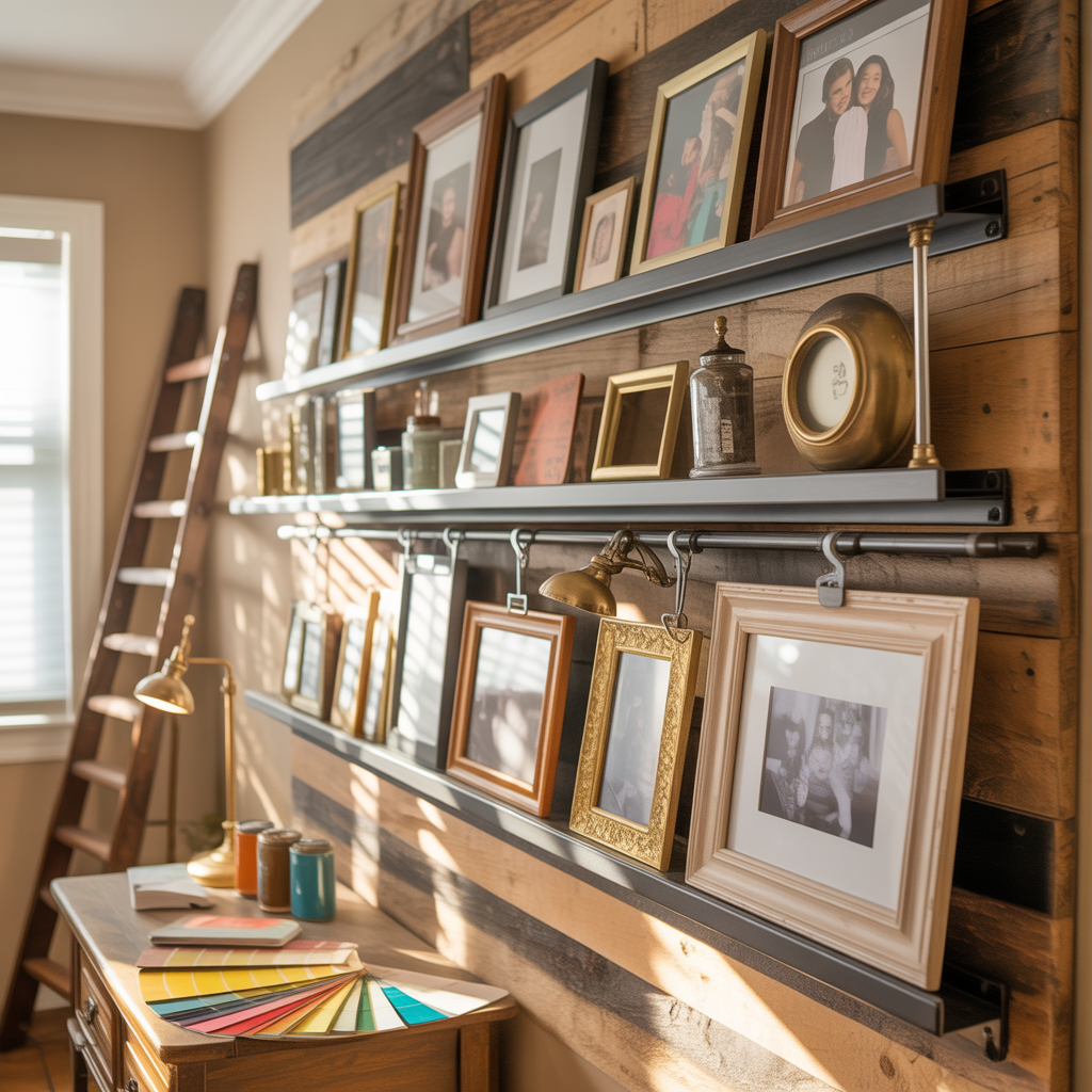 ideas for family picture wall