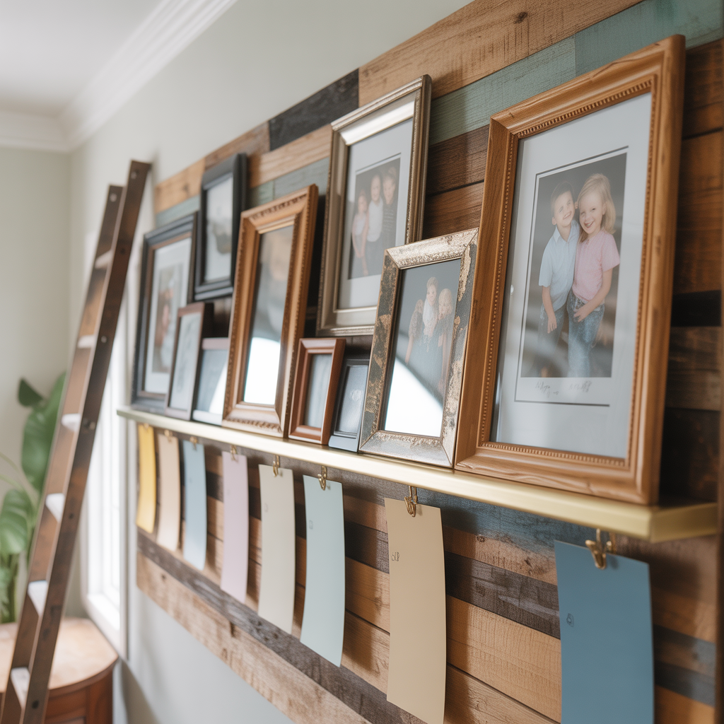 ideas for family picture wall