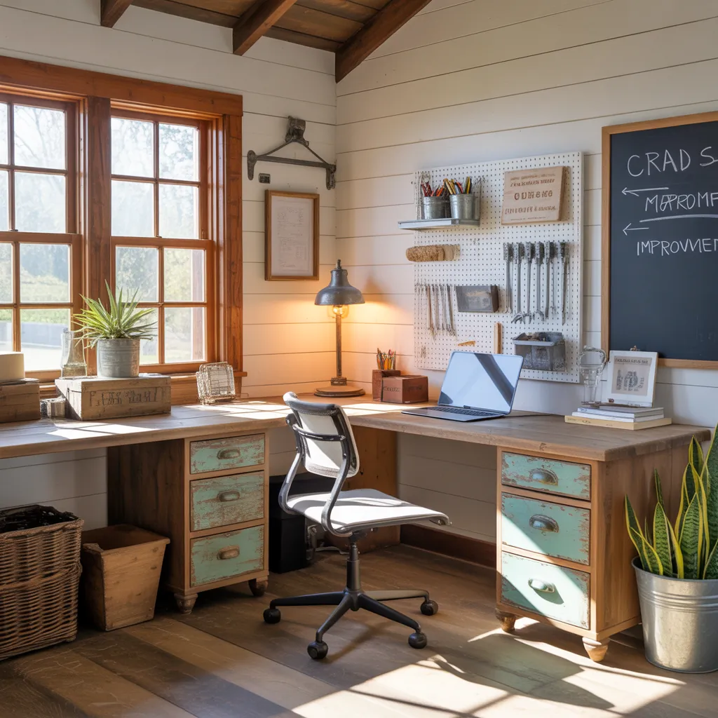 ideas for farmhouse office