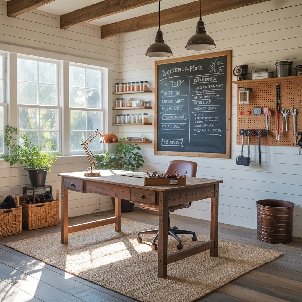 ideas for farmhouse office
