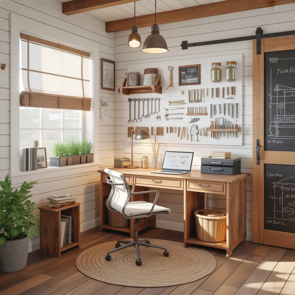 ideas for farmhouse office
