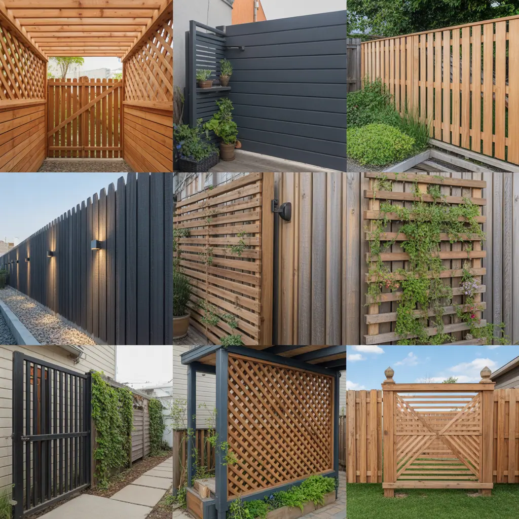 ideas for fence designs