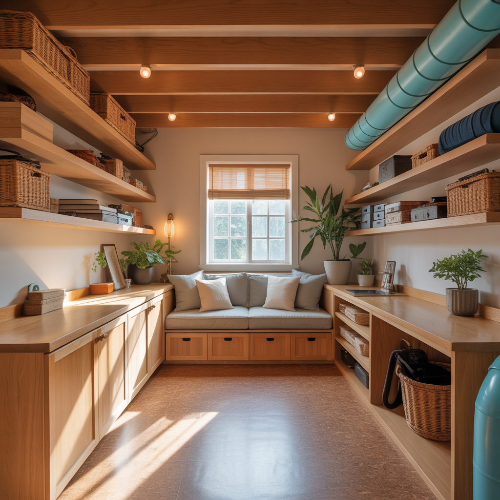 ideas for finished crawl space