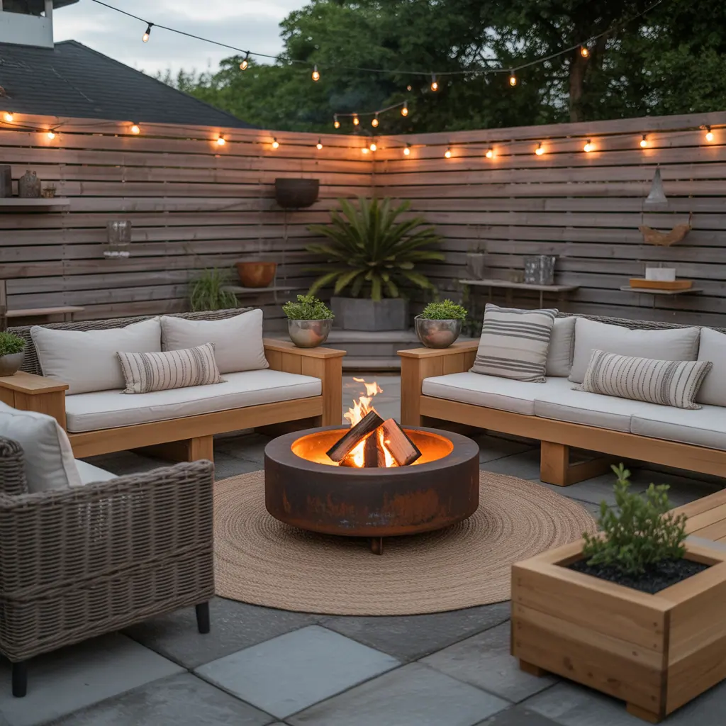 ideas for fire pit furniture