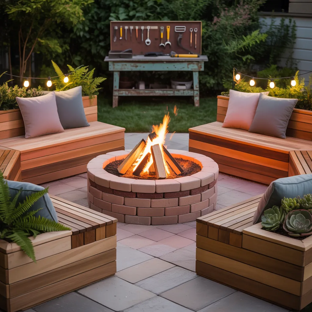ideas for fire pit furniture