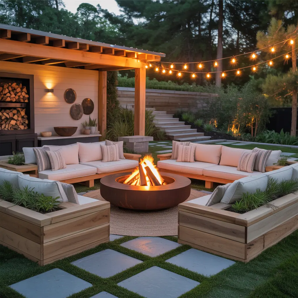ideas for fire pit furniture