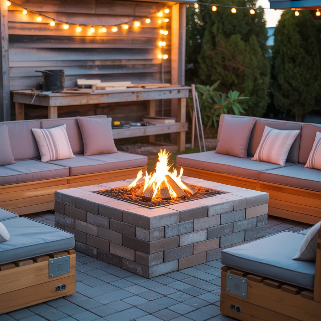 ideas for fire pit furniture