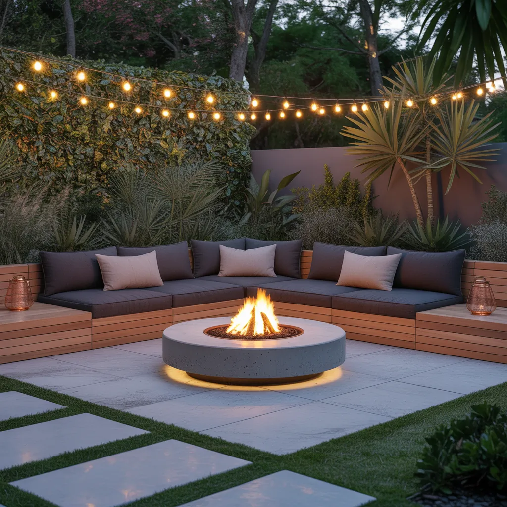 ideas for fire pit furniture