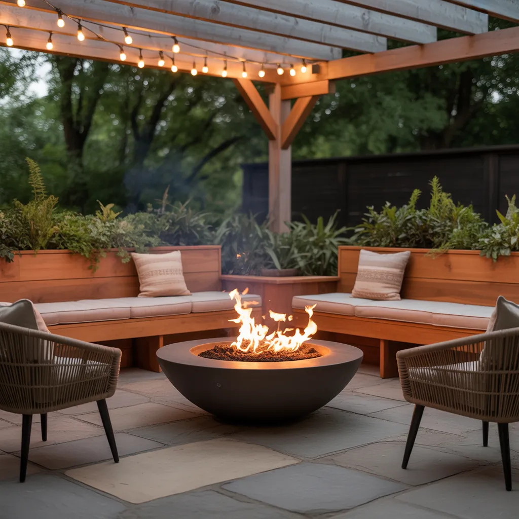 ideas for fire pit furniture