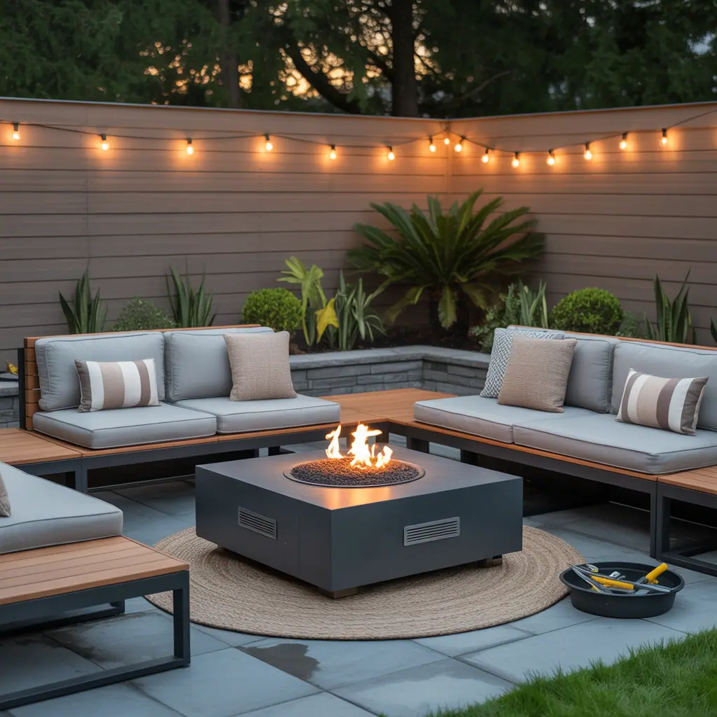 ideas for fire pit furniture