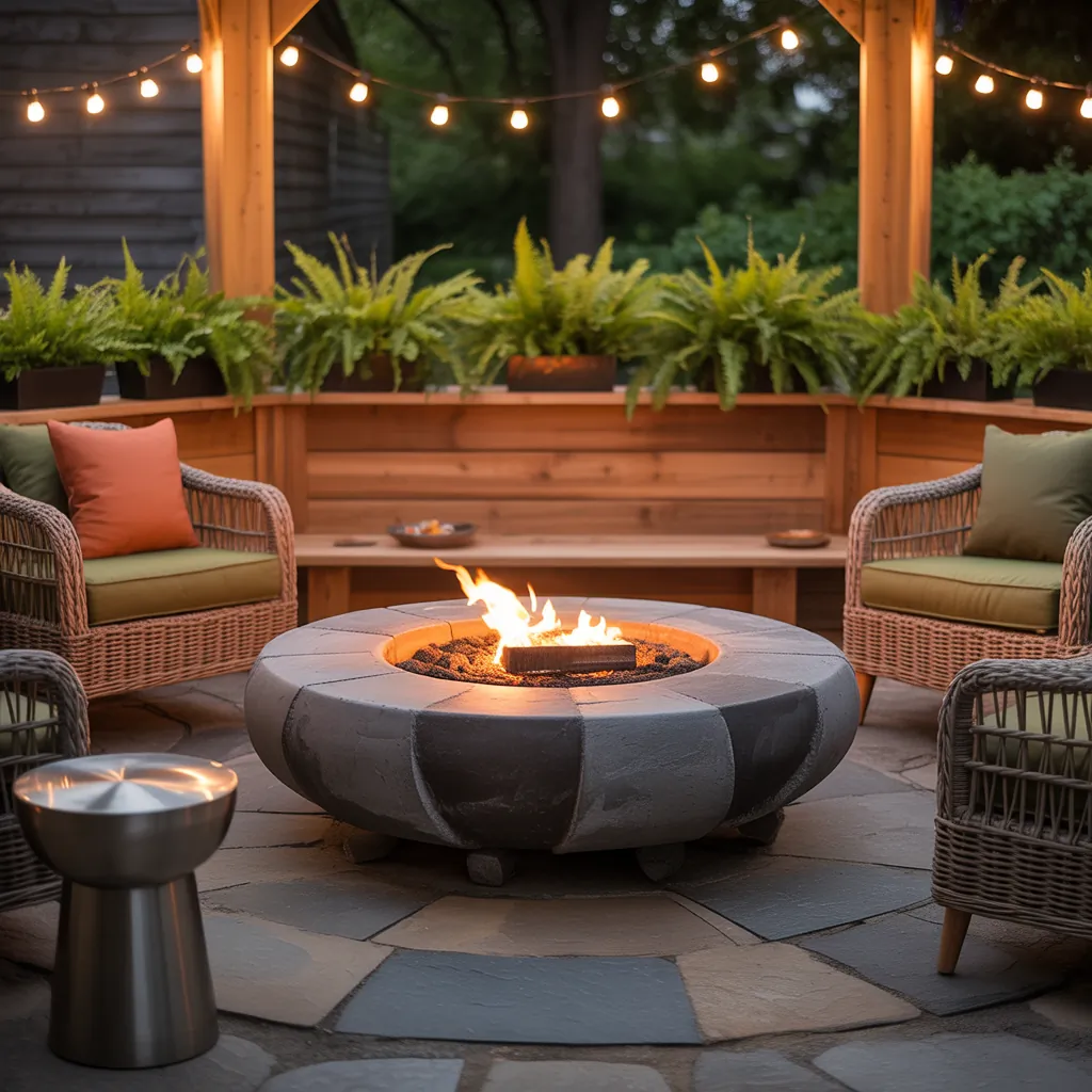 ideas for fire pit furniture