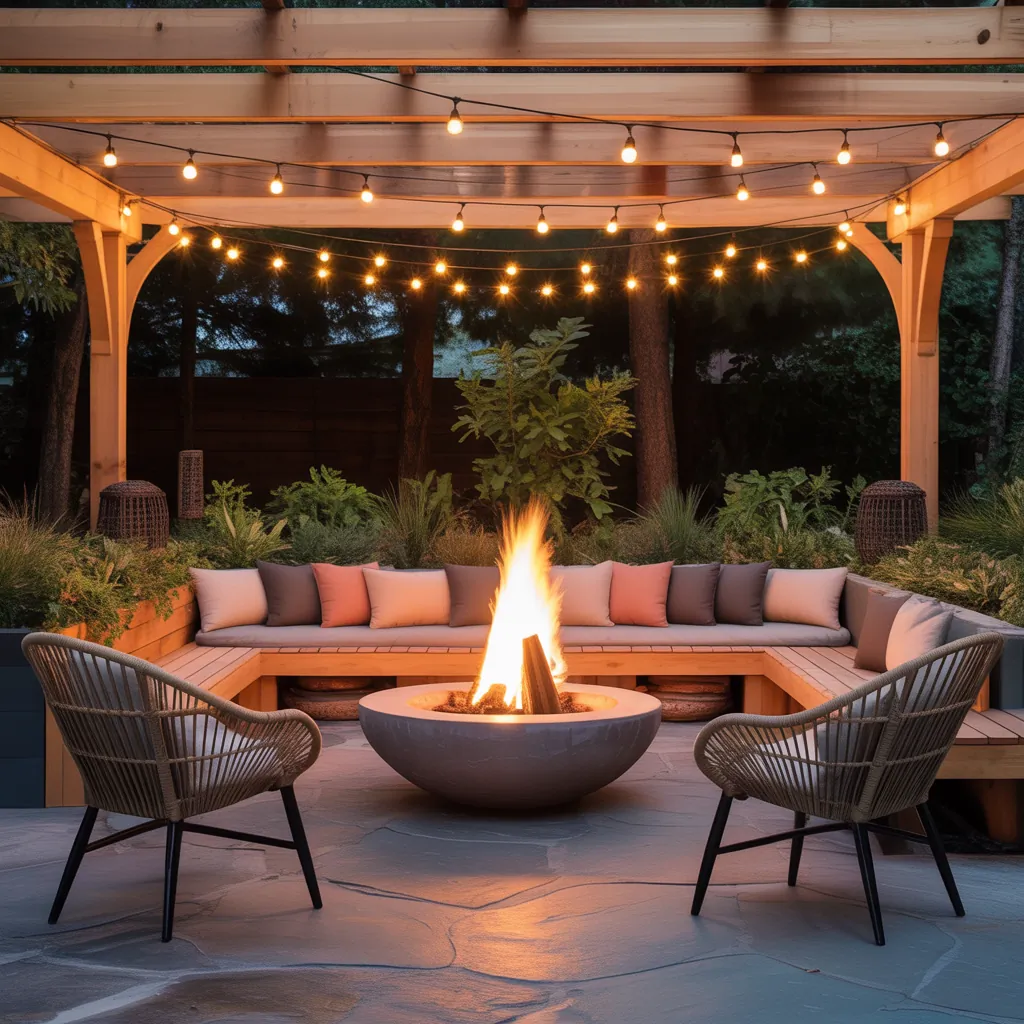 ideas for fire pit furniture