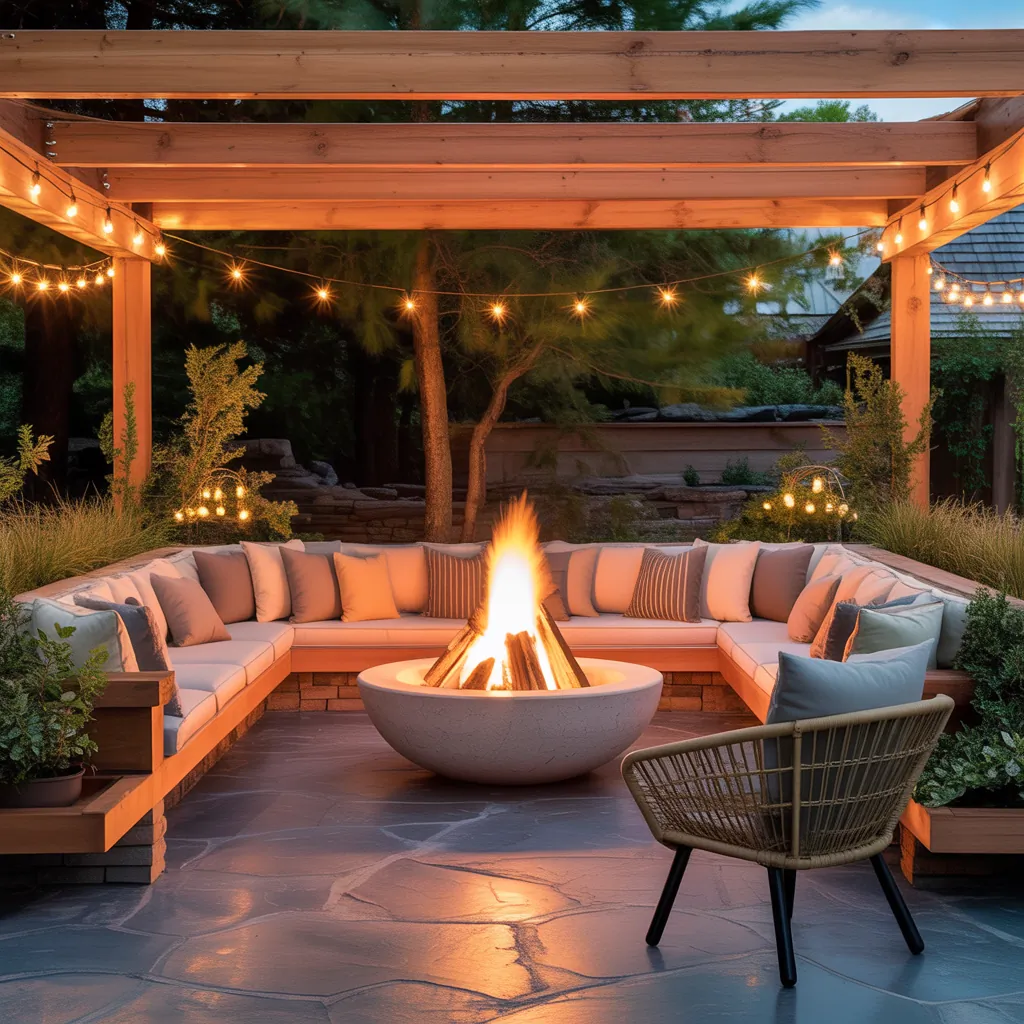 ideas for fire pit furniture