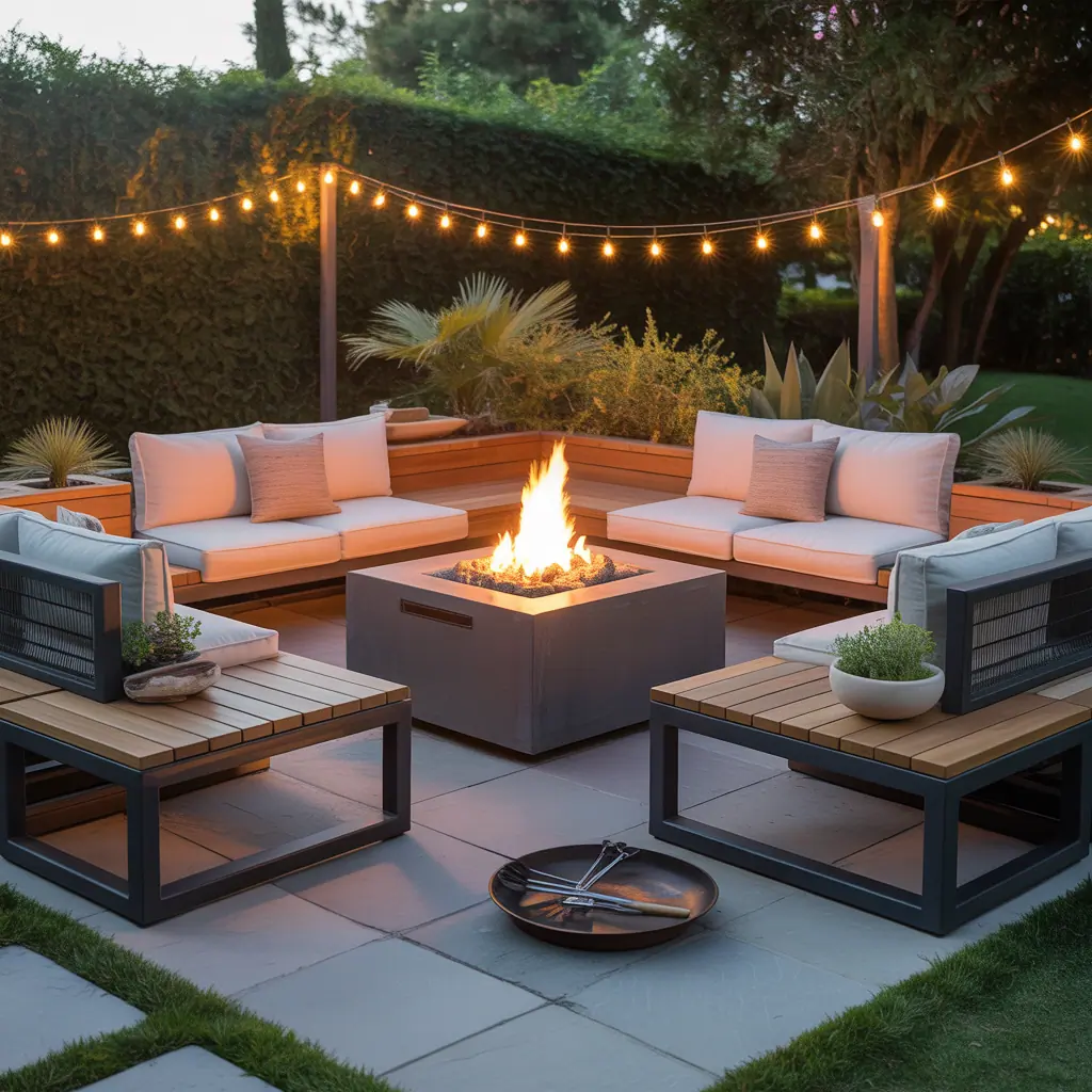 ideas for fire pit furniture