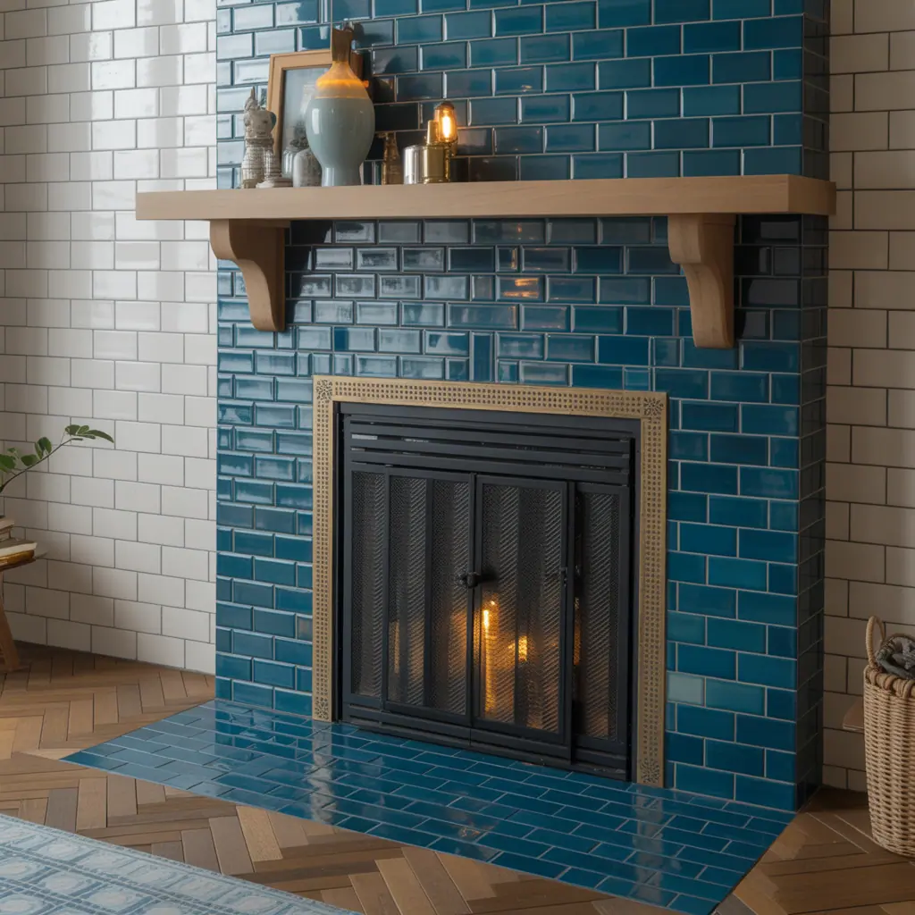 ideas for fireplace tile