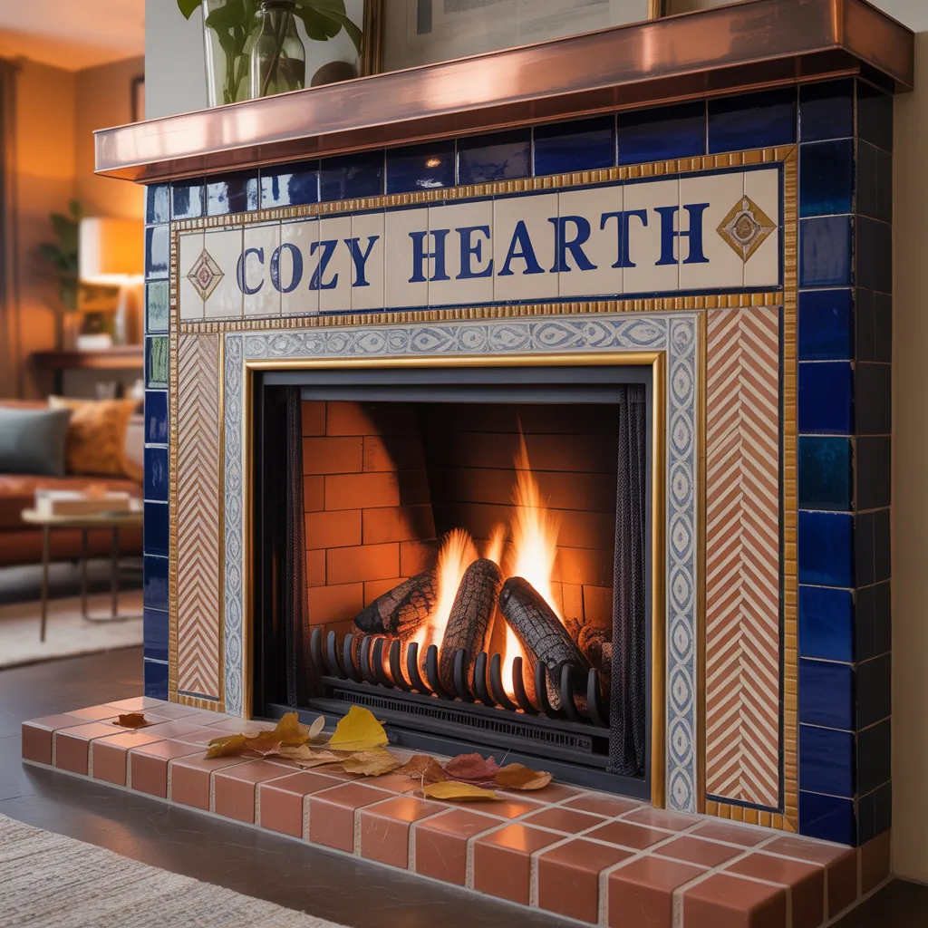 ideas for fireplace tile