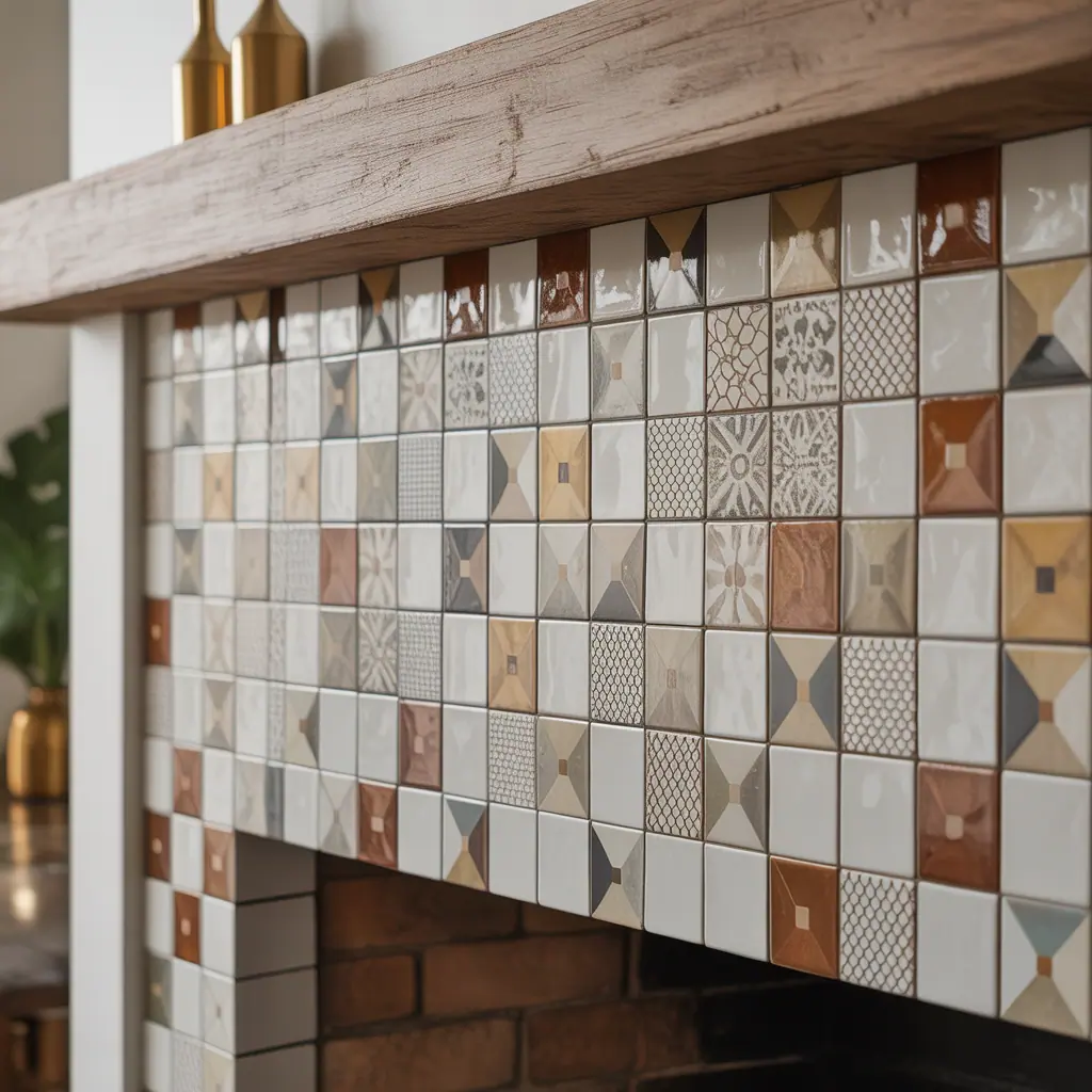 ideas for fireplace tile