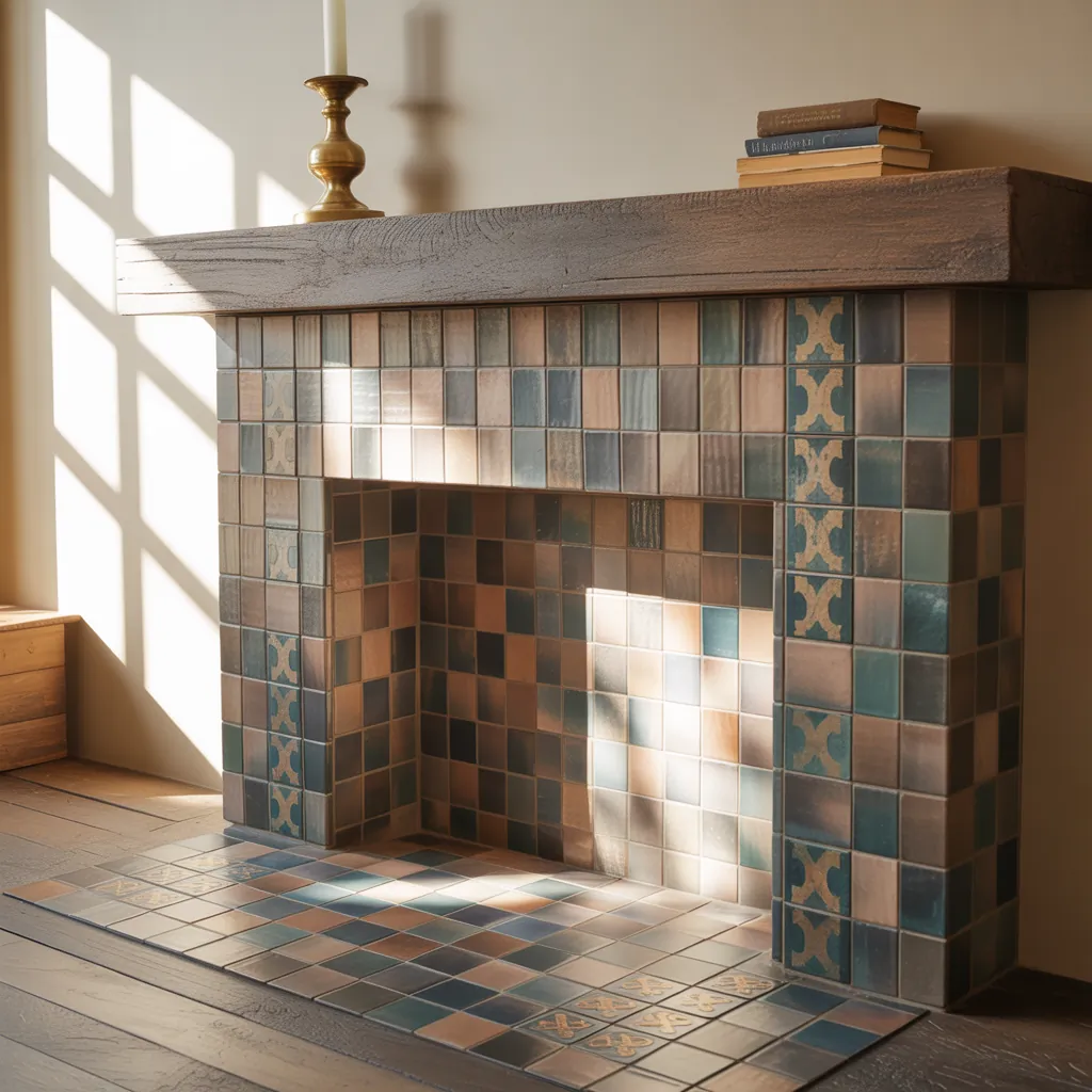 ideas for fireplace tile