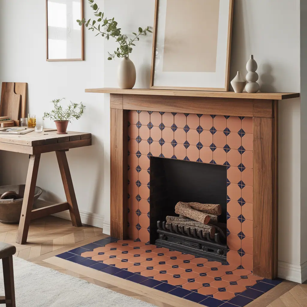 ideas for fireplace tile