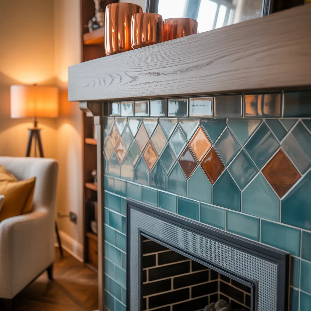 ideas for fireplace tile