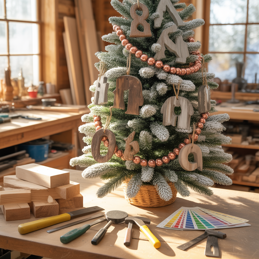 ideas for flocked christmas tree decor
