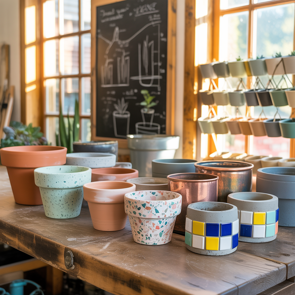 ideas for flower pot design